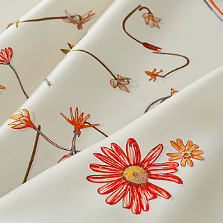 I Like Flowers scarf 70 - Orange | Hermès Singapore